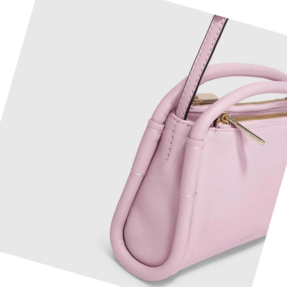 Dámské Kabelky Přes Rameno Ecco Contact Crossbody Růžové | CZ 371YXF